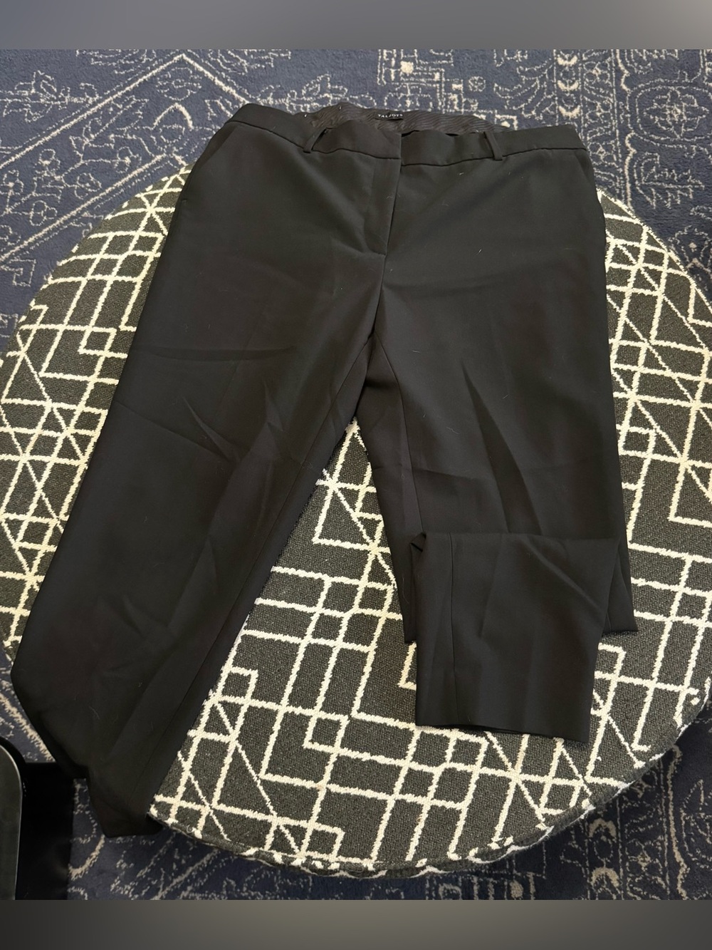 Talbots Women’s Black Straight Leg Career Trousers Size 16 Work Pants